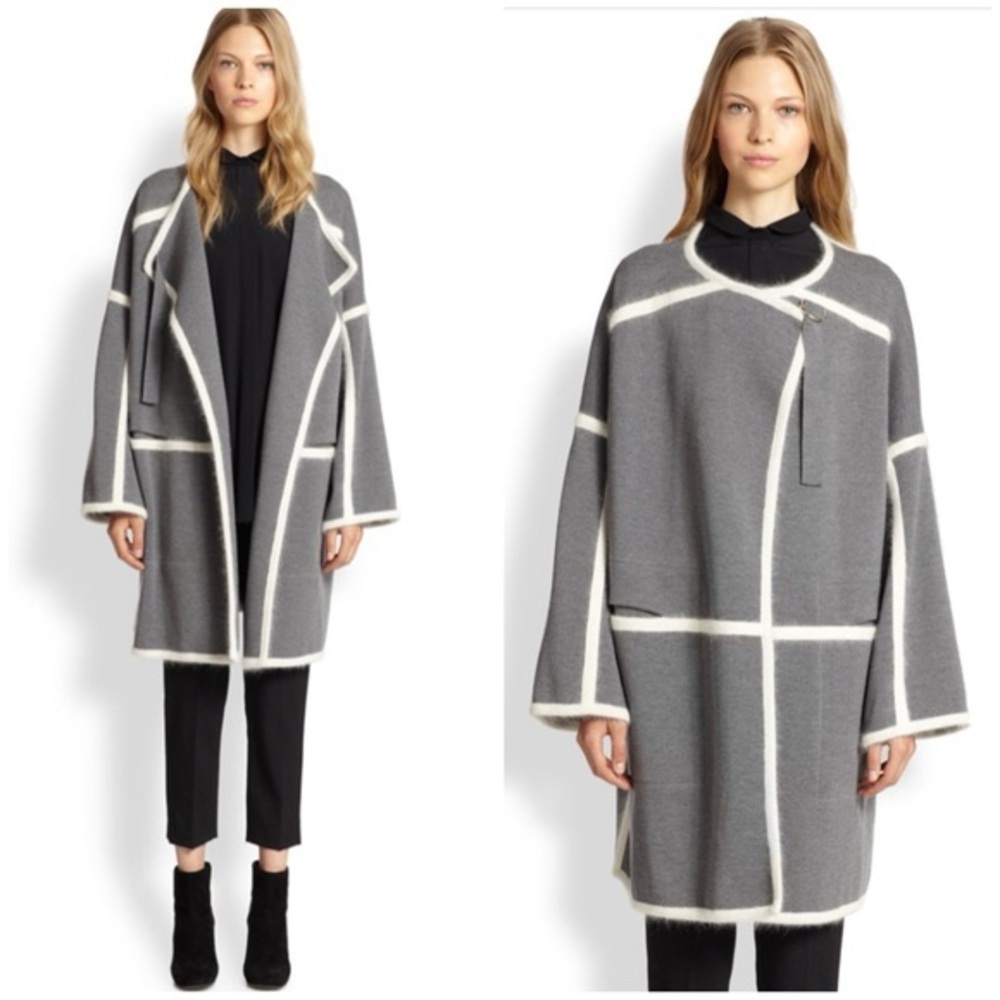 Chloe oversized virgin wool blanket Jacket XS fits 1X - 2X